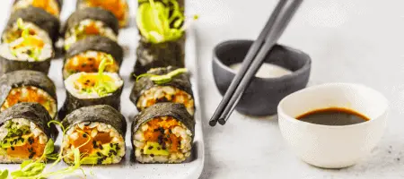 Sushi vegano